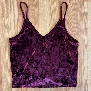 Velvet tank top